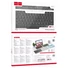 Bluetooth billentyűzet (angol) Hoco S55 Transparent Discovery fekete