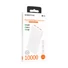 Borofone BJ56 Course 22.5W + PD20W Power Bank 10000mAh Fehér