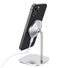 Hoco CW32 Happiness Mágneses Wireless Gyorstöltő Állvány (MagSafe) Ezüst