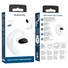 Bluetooth fülhallgató, headset TWS Borofone BW22 Dawn fehér