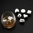 Circle Joy Stainless Steel Ice Cubes - Rozsdamentes Acél Jégkockák 6 Darab