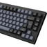 Keychron V1 Max Bluetooth / vezeték nélküli magyar Gateron Jupiter Banana mechanikus billentyűzet fekete-kék