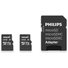 Philips Micro SDXC Memóriakártya 64GB Class 10 UHS-I U1 Adapter 2db (PH129337)