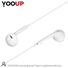 Kép 5/7 - YOOUP E03 Amazing sound type-c fülhallgató mikrofonnal (fehér)