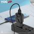 Kép 3/3 - YOOUP G01 Orion egyportos töltőkészlet (Lightning, fekete) (EU)