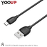 Kép 2/4 - YOOUP L01 Benefit töltő adatkábel Micro-USB (fekete)